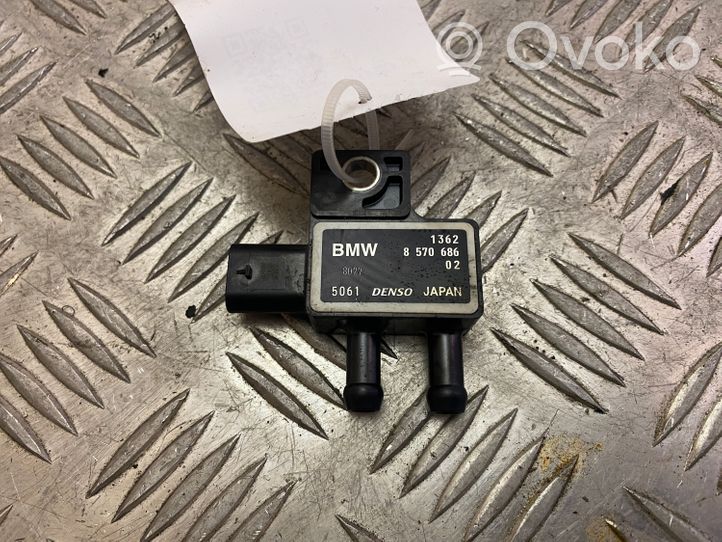BMW 3 G20 G21 Capteur de pression des gaz d'échappement 8570686