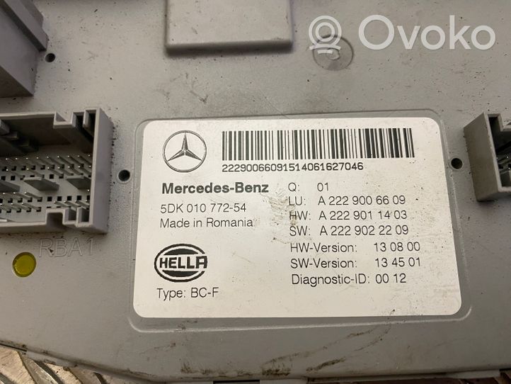 Mercedes-Benz S W222 Modulo comfort/convenienza A2229006609
