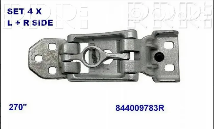 Renault Master III Kit de charnières de porte 844009783R