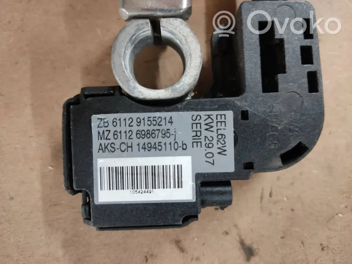 BMW X5 E70 Câble négatif masse batterie 9155214