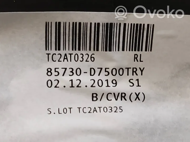 Hyundai Tucson TL Apatinis, bagažinės šono, apdailos skydas 85730D7500TRY