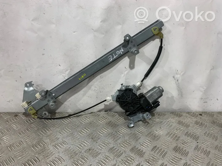 Nissan Note (E11) Front door window regulator with motor 400925B