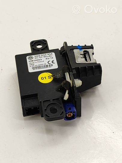 Volkswagen Golf VII Voltage converter/converter module 5G0035954