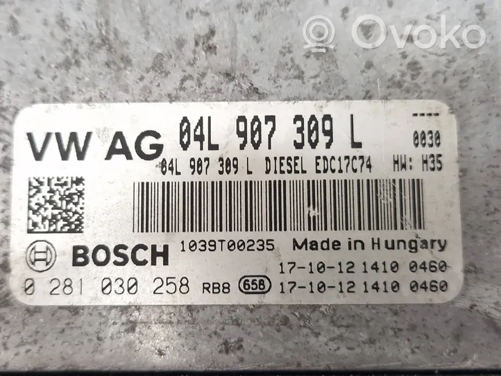 Audi A4 S4 B9 Moottorin ohjainlaite/moduuli 04L907309L