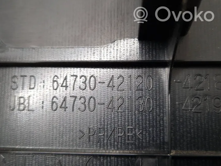 Toyota RAV 4 (XA40) Rivestimento pannello laterale del bagagliaio/baule 6473042130
