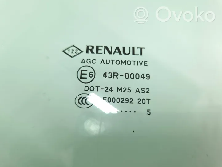 Renault Laguna III Vetro del finestrino della portiera anteriore - quattro porte 43R00049