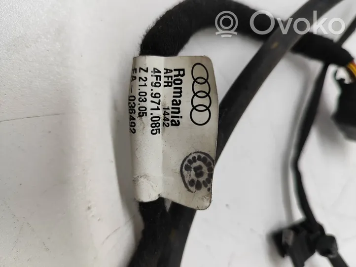 Audi A6 S6 C6 4F Cableado del sensor de aparcamiento (PDC) 4F9971085