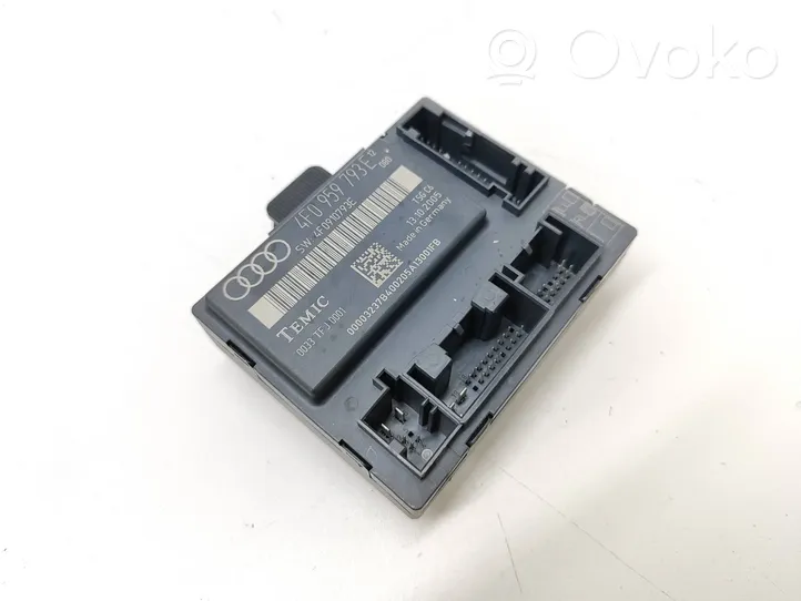 Audi A6 S6 C6 4F Durvju vadības bloks 4F0959793E