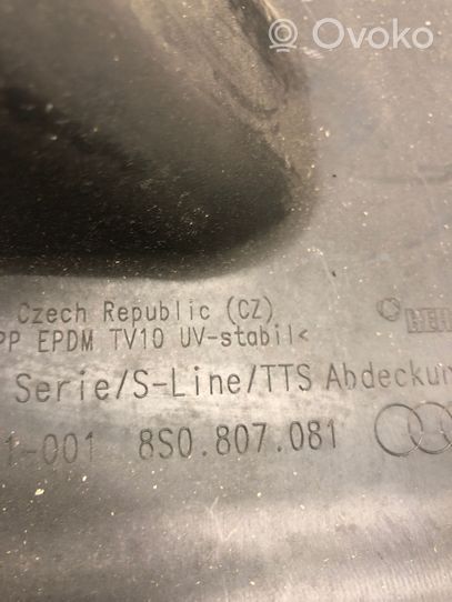 Audi TT TTS RS Mk3 8S Plaque avant support serrure de capot 8S0807081