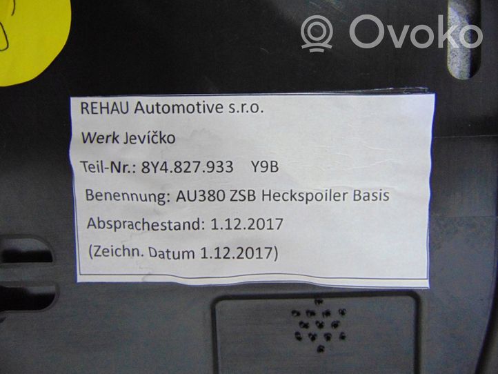 Audi A3 8Y Spojler klapy tylnej / bagażnika 8Y4827933A