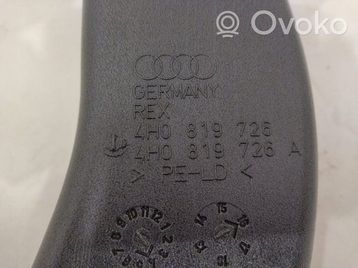 Audi A8 S8 D4 4H Ohjaamon sisäilman ilmakanava 4H0819726A