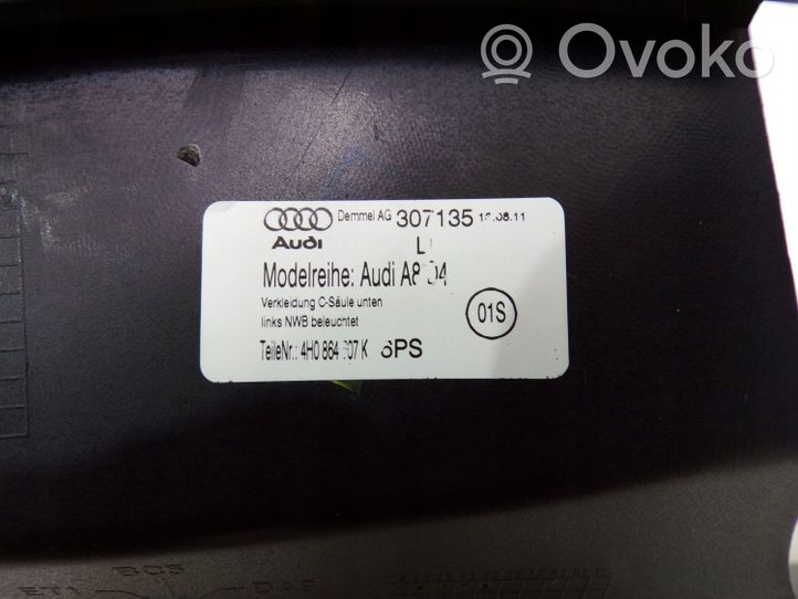 Audi A8 S8 D4 4H Garniture de marche-pieds arrière 4H0864607K