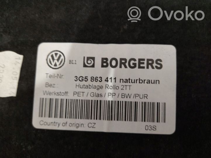 Volkswagen PASSAT B8 Sähkökäyttöinen takaikkunan häikäisysuoja 3G5863411