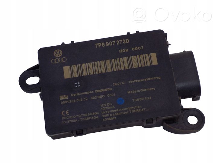 Volkswagen Touareg II Module de pression des pneus 7P6907273D