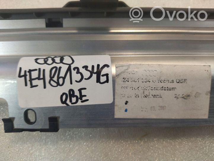 Audi A8 S8 D3 4E Takaoven ikkunan häikäisysuoja/verho 4E4861334G