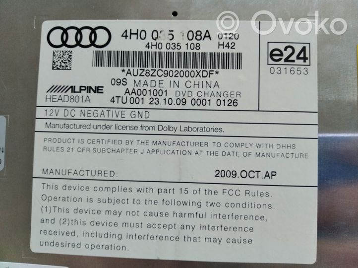 Audi A8 S8 D4 4H Caricatore CD/DVD 4H0035108A
