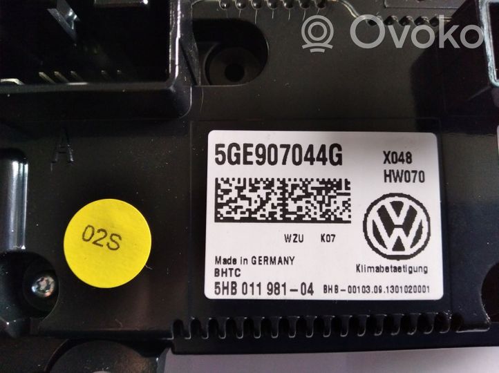 Volkswagen e-Golf Unité de contrôle climatique 5GE907044G