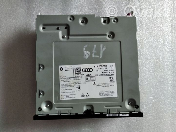 Audi Q2 - Unità di navigazione lettore CD/DVD 81A035192