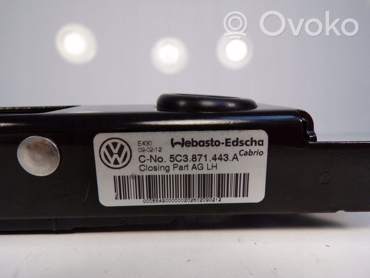 Volkswagen Beetle A5 Convertible roof lock/latch 5C3871443A