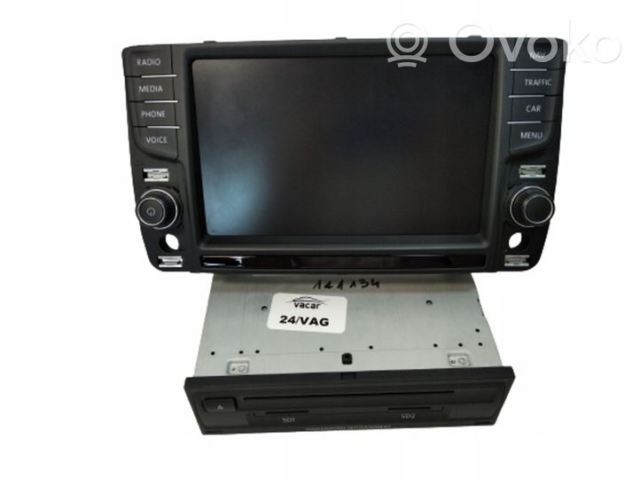 Volkswagen e-Golf Radio/CD/DVD/GPS-pääyksikkö 5G0035050A