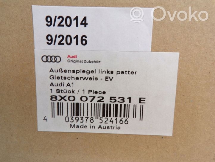 Audi A1 Copertura in plastica per specchietti retrovisori esterni 8X0072531E