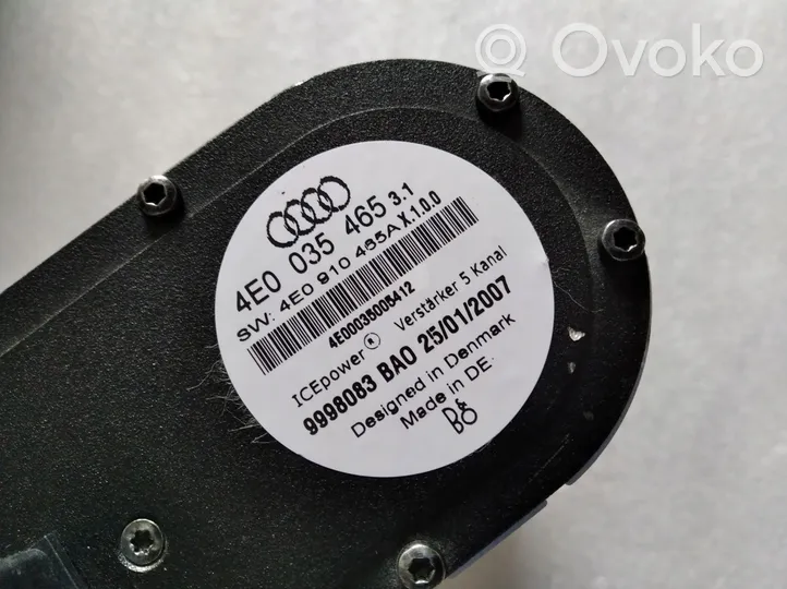 Audi A8 S8 D3 4E Amplificateur de son 4E0035465