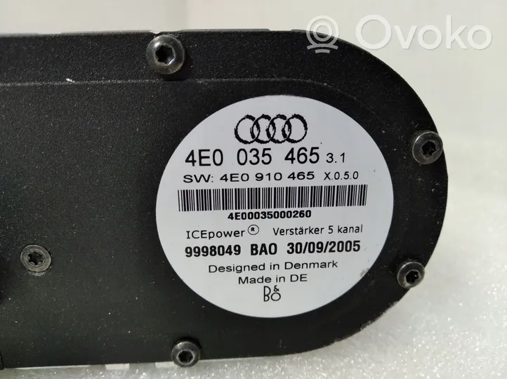 Audi A8 S8 D3 4E Amplificateur de son 4E0035465