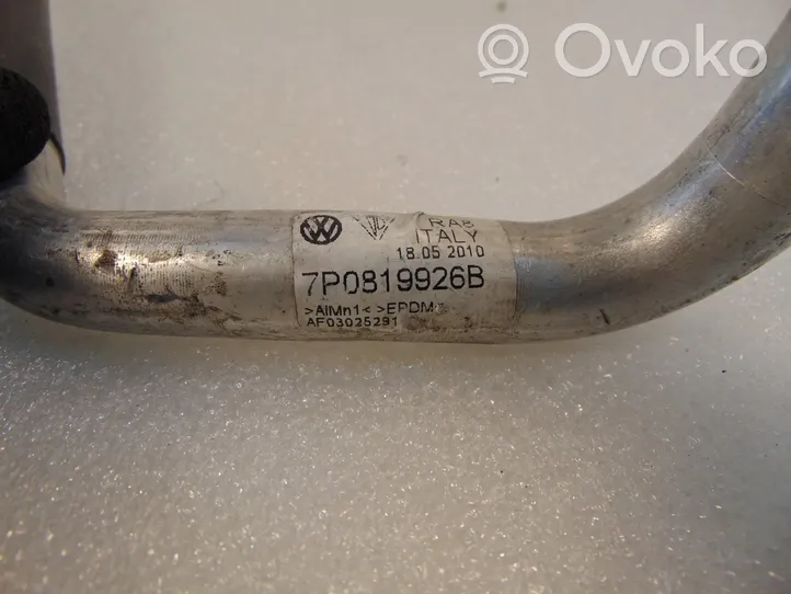 Volkswagen Touareg II Tubo flessibile del liquido di raffreddamento del motore 7P0819926B