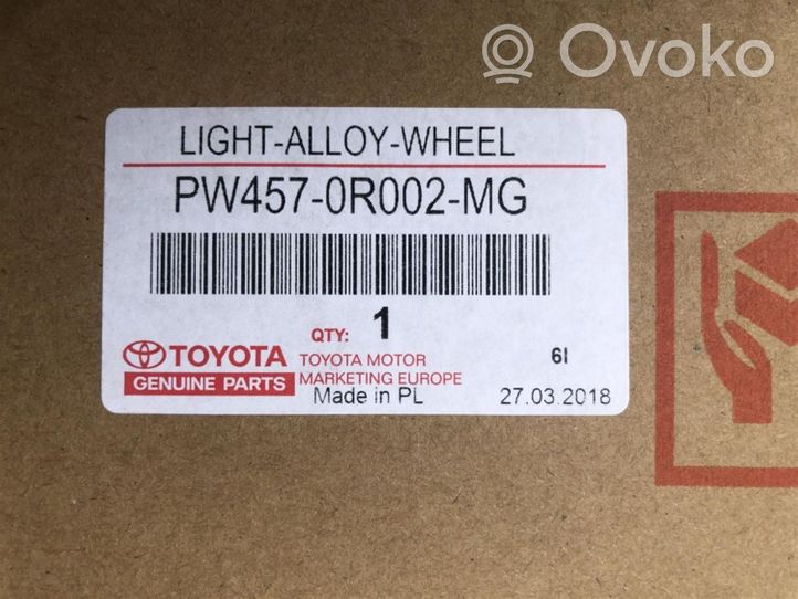 Toyota RAV 4 (XA40) R 17 alumīnija - vieglmetāla disks (-i) PW4570R002MG