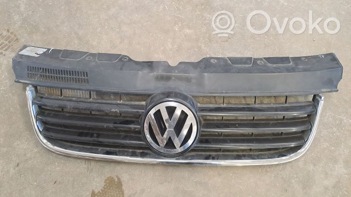 Volkswagen Transporter - Caravelle T5 Grille calandre supérieure de pare-chocs avant 7H5807101