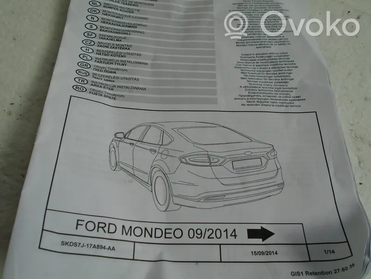 Ford Mondeo MK IV Puskurin kannattimen kulmakannake 15001102