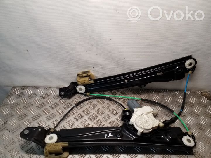 BMW 5 F10 F11 Front door window regulator with motor 7182132