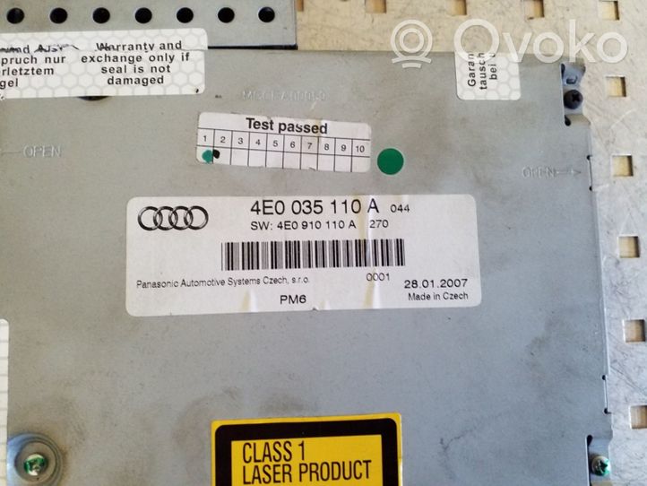 Audi A6 Allroad C6 CD/DVD changer 4E0035110A