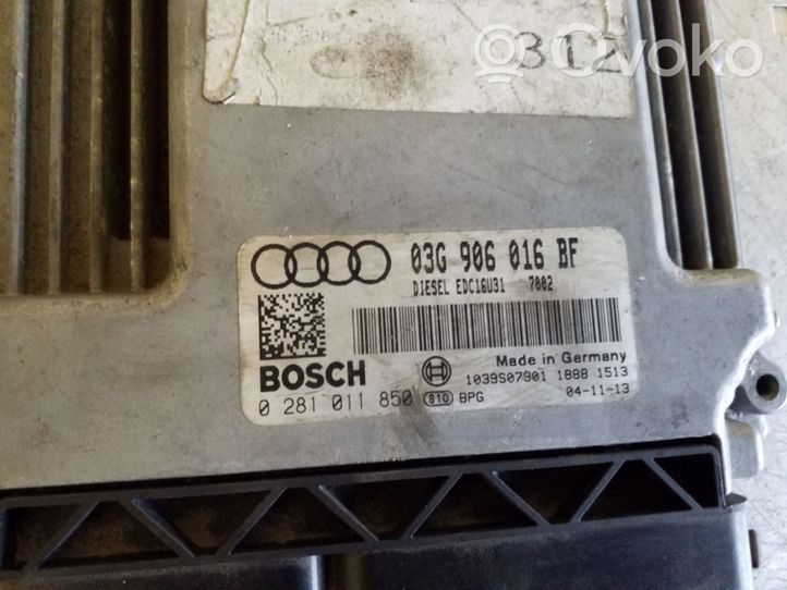 Audi A6 S6 C6 4F Блок управления двигателя 03G906016BF