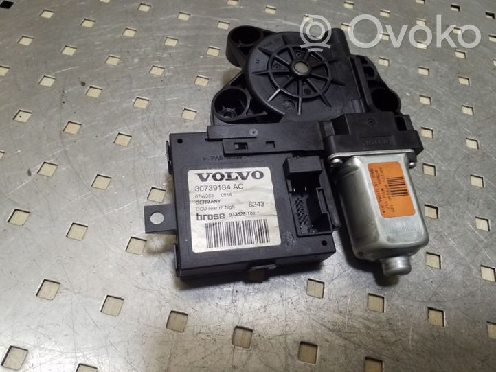 Volvo V50 Rear door window regulator motor 30739184AC