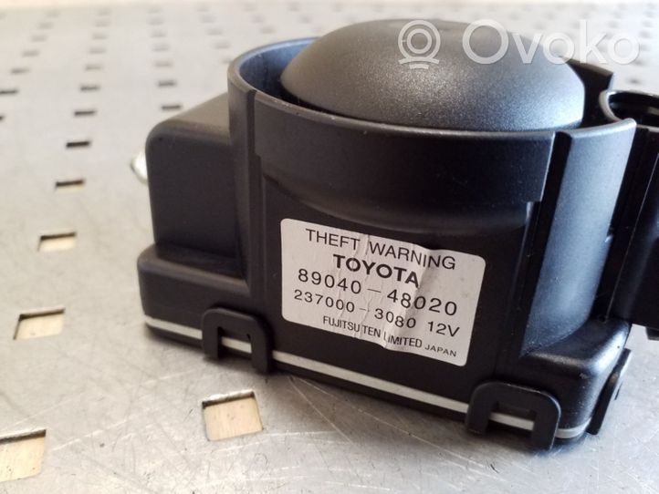 Toyota Prius (XW20) Sirena del sistema de alarma 8904048020