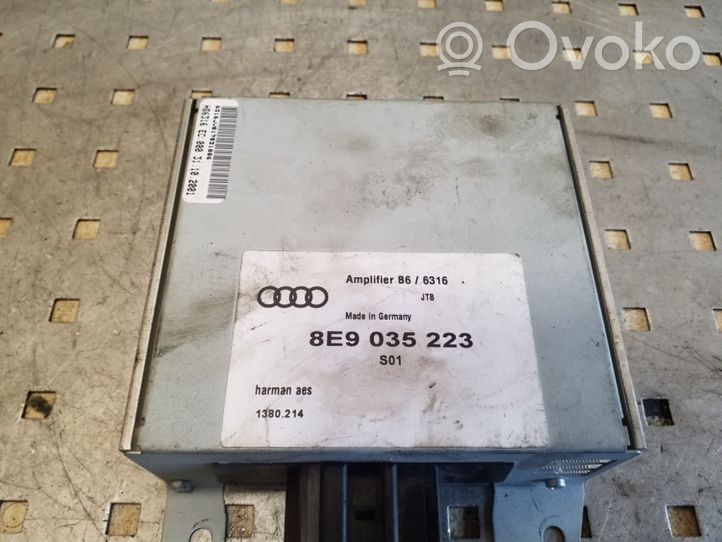 Audi A4 S4 B6 8E 8H Garso stiprintuvas 8E9035223