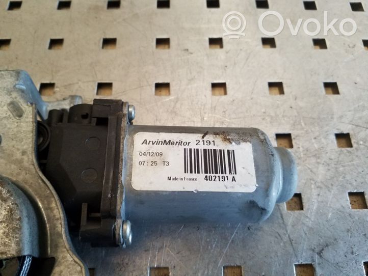 Nissan Qashqai+2 Mécanisme lève-vitre de porte arrière avec moteur 402191A