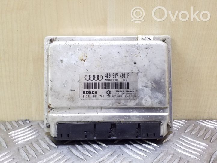 Audi A6 S6 C5 4B Centralina/modulo del motore 4B0907401F