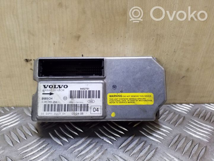 Volvo V70 Sterownik / Moduł Airbag 9452751