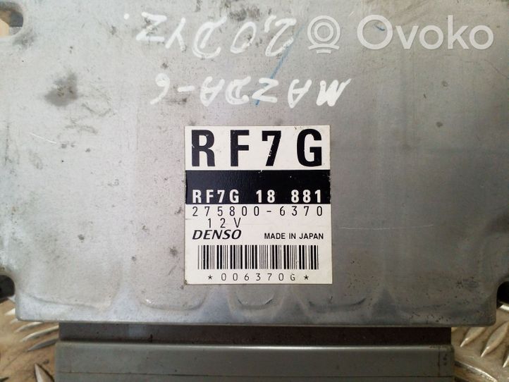 Mazda 6 Moottorin ohjainlaite/moduuli RF7G18881