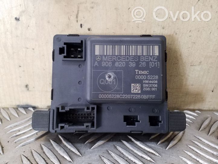 Volkswagen Crafter Oven ohjainlaite/moduuli A9068203926