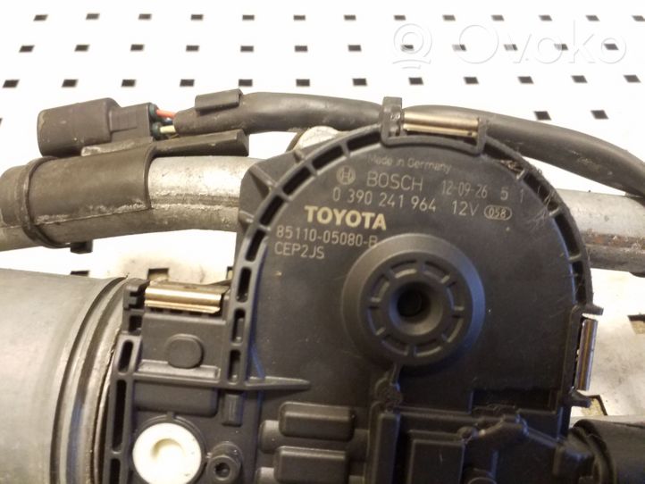 Toyota Avensis T270 Tiranti e motorino del tergicristallo anteriore 0390241964