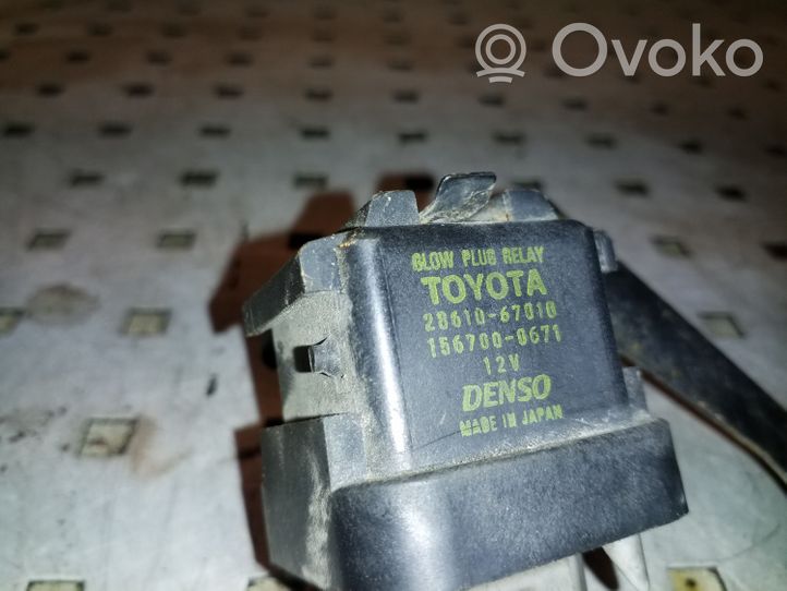 Toyota Yaris Verso Przekaźnik / Modul układu ogrzewania wstępnego 2861067010