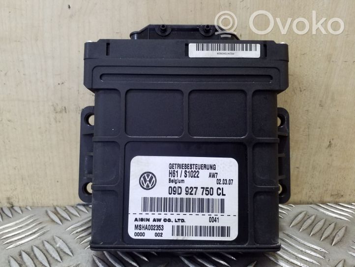 Volkswagen Touareg I Pavarų dėžės valdymo blokas 09D927750CL