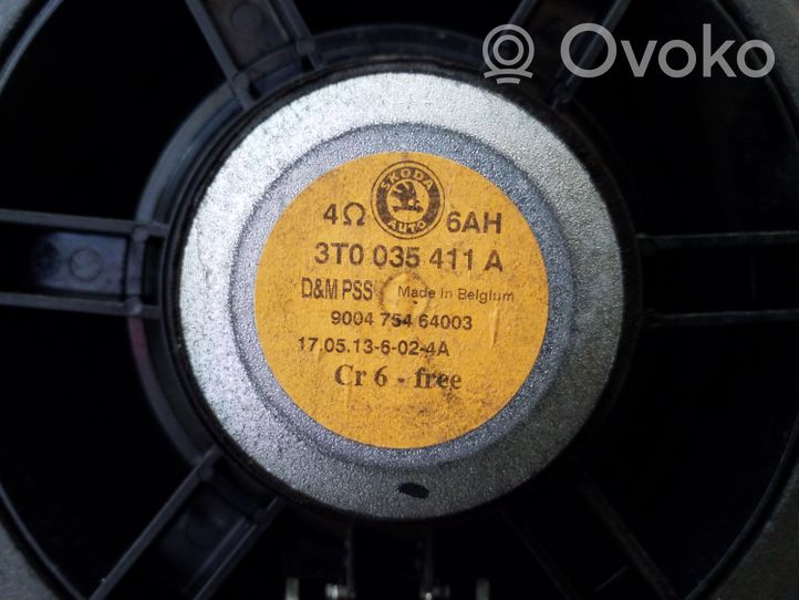 Skoda Superb B6 (3T) Głośnik drzwi tylnych 3T0035411A
