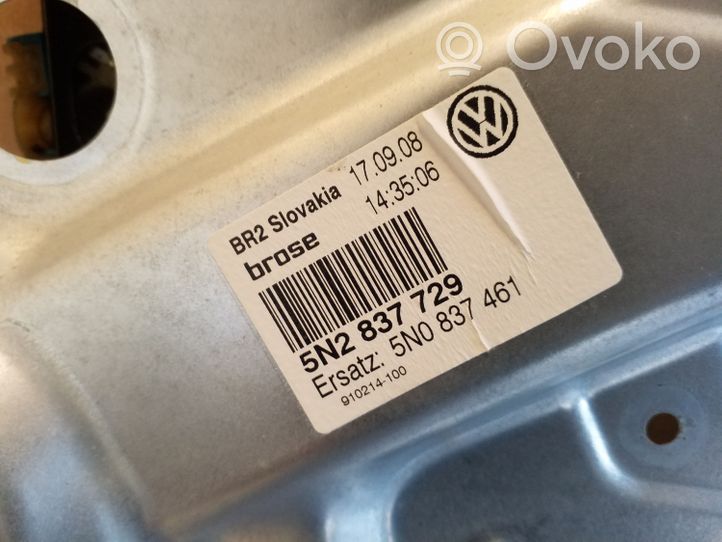 Volkswagen Tiguan Etuikkunan nostomekanismi ilman moottoria 974927105