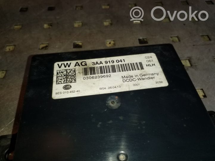 Volkswagen PASSAT CC Modulo del convertitore di tensione/trasformatore 3AA919041