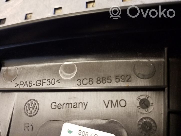 Volkswagen PASSAT CC Levier / poignée de dossier de siège 3C8885592