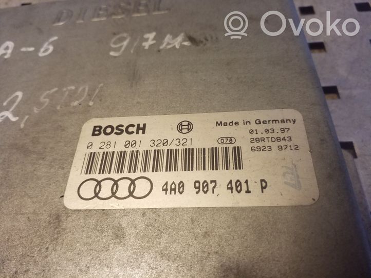Audi A6 S6 C4 4A Engine control unit/module 4A0907401P